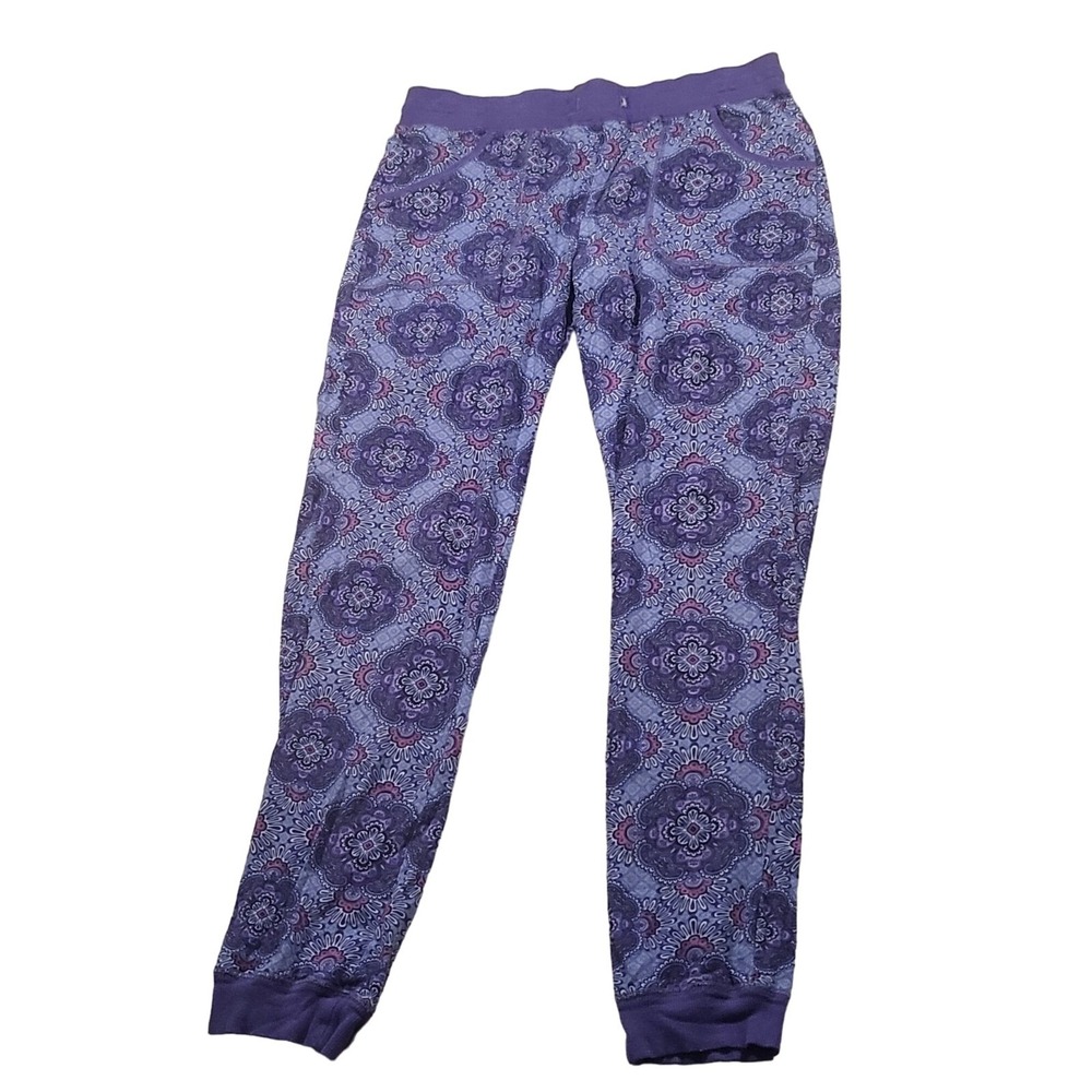 Vera Bradley Leggings Womens Sz S Purple Floral Pockets Boho Casual Pants‎ Y2K